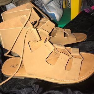 Cute tan sandals